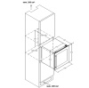 Винный шкаф встраиваемый Maunfeld MBWC-92DM36