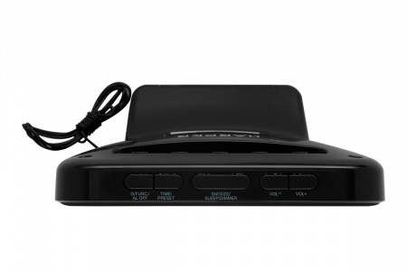 Радиобудильник Harper HCLK-2060 black black-white