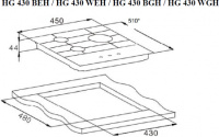 Weissgauff-HG-430-BGH Варочная панель газовая Weissgauff HG 430 BGH