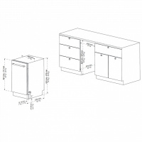 Korting-KDI-45488 Посудомоечная машина встраиваемая Korting KDI 45488