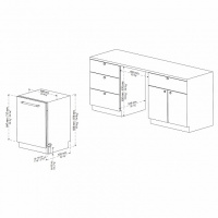 Korting-KDI-60488 Посудомоечная машина встраиваемая Korting KDI 60488