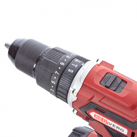 Дрель-шуруповерт ударная аккумуляторная RedVerg RD-IS18BLC/U