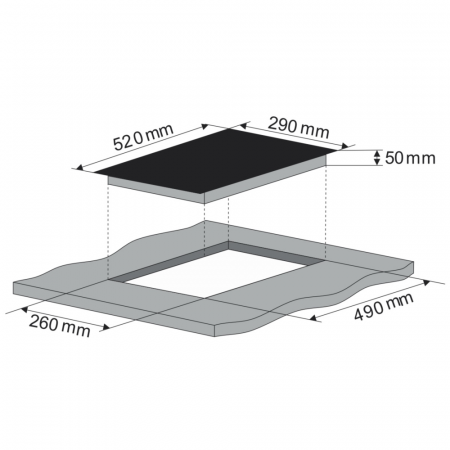 Варочная панель Konigin Draco C302 TBK