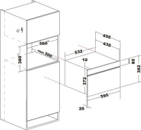 Korting-KMI-830-GBXGr Микроволновая печь встраиваемая Korting KMI 830 GBXGr