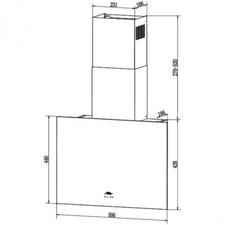 Вытяжка Millen MKHG 602 WH