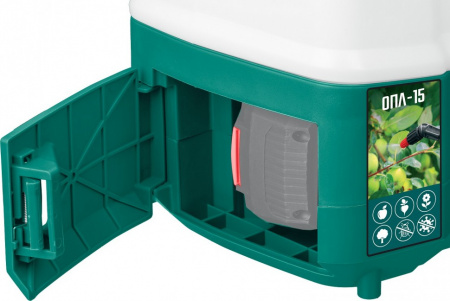 Опрыскиватель аккумуляторный Зубр Мастер ОПЛ-15, без АКБ