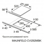 Варочная панель индукционная Maunfeld CVI292MBK