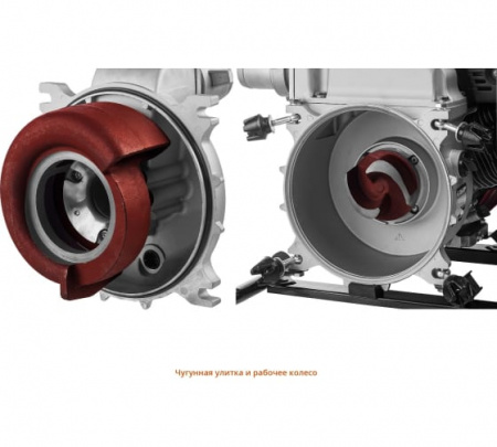 Мотопомпа бензиновая Зубр МПГ-1300