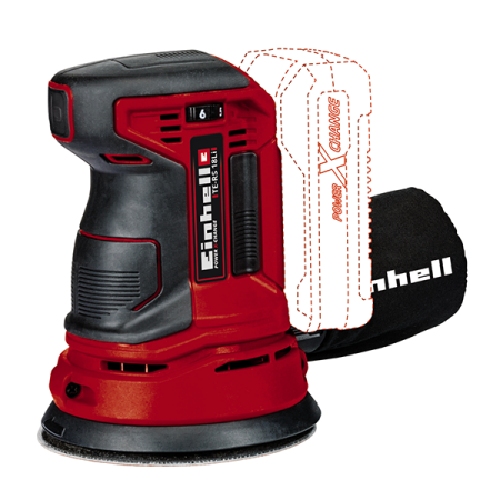 Шлифмашина эксцентриковая аккумуляторная Einhell ЭШМ PXC TE-RS 18 Li