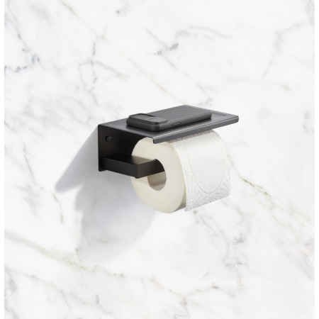 Держатель для туалетной бумаги настенный Milacio Ultra MCU.953.MB чёрный матовый