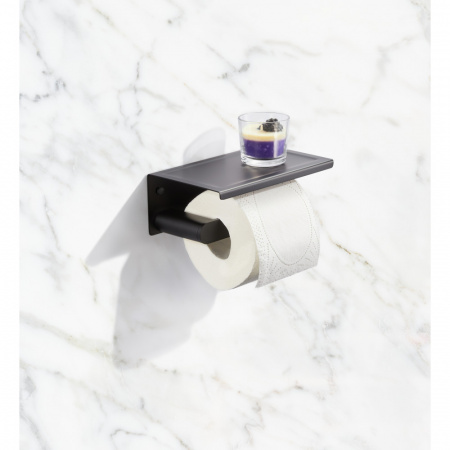 Держатель для туалетной бумаги настенный Milacio Ultra MCU.963.MB чёрный матовый