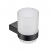Держатель со стаканом Milacio Ultra (MCU.961.MB)  (чёрный матовый)