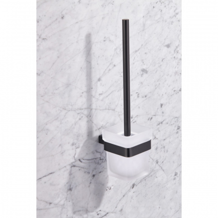 Ёршик для ванной Milacio Ultra (MCU.954.MB) (чёрный матовый)