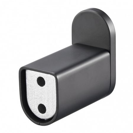 Крючок для полотенца Milacio Ultra одинарный чёрный матовый