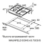 Варочная панель газовая Maunfeld EGHS.43.73CS/G