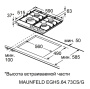 Варочная панель газовая Maunfeld EGHS.64.73CS/G