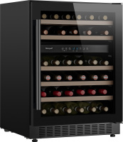Weissgauff-WWC-46-DB-DualZone Винный холодильник встраиваемый Weissgauff WWC-46 DB DualZone