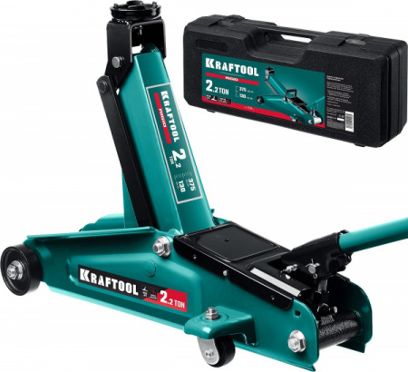 Домкрат подкатной Kraftool Rigid 2.2т 130-375 мм