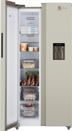 Холодильник Weissgauff WSBS 600 Be NoFrost Inverter Water Dispenser