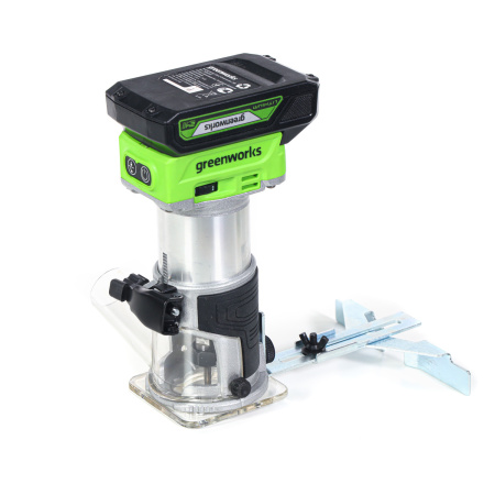 Фрезер аккумуляторный Greenworks G24RO (без АКБ и ЗУ)
