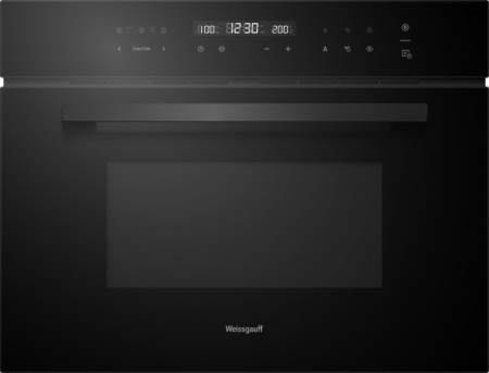 Духовой шкаф с СВЧ Weissgauff OE 446 Black Edition