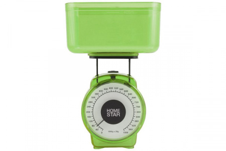 Весы кухонные механические HomeStar HS-3004М зеленый