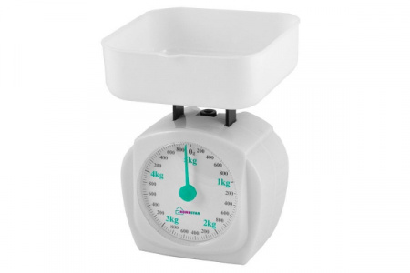 Весы кухонные механические HomeStar HS-3005М белый