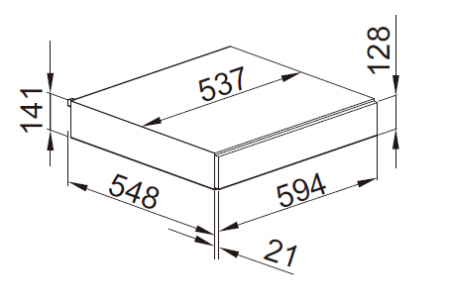 Шкаф для подогрева посуды встраиваемый Kuppersberg KWD 802 Black