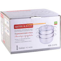 Mayer-and-Boch-2kh-yarusnaya-30-sm-6-2l-31070 Мантоварка Mayer & Boch 2х-ярусная, 30 см, 6,2л. 31070