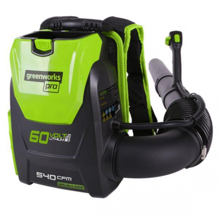 Воздуходув аккумуляторный ранцевый Greenworks GD60BPB