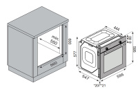 konigin_barberry_60_wh_es10 Духовой шкаф Konigin Barberry 60 WH ES10