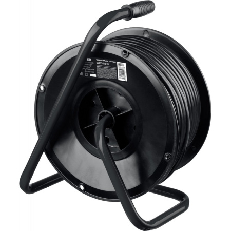 Удлинитель на катушке Stayer 55073-50_z02 S 207 (ПВС 2х0.75 50м 2200Вт)