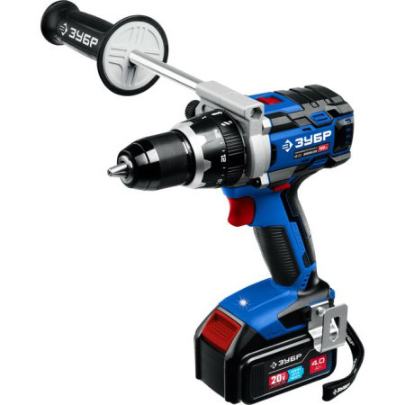 Дрель-шуруповерт Зубр Профессионал DB-211-42 Т7, 20 В, 100 Нм, 2 АКБ 4 А·ч, кейс