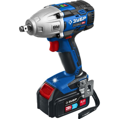 Гайковерт бесщеточный Зубр Профессионал т7 GB-500-42, 20 В, 500 Н·м, 2 АКБ (4 А·ч), кейс