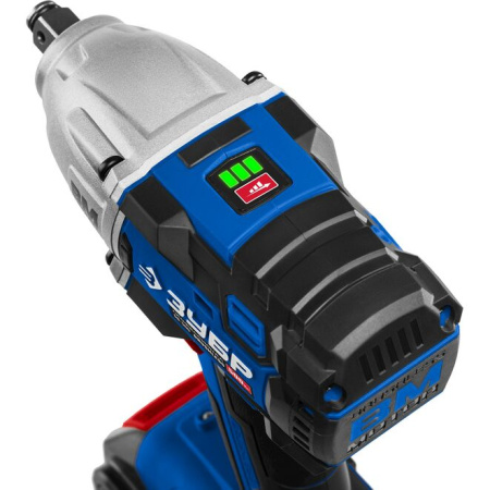 Гайковерт бесщеточный Зубр Профессионал т7 GB-500-42, 20 В, 500 Н·м, 2 АКБ (4 А·ч), кейс