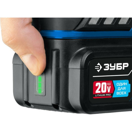 Гайковерт бесщеточный Зубр Профессионал т7 GB-500-42, 20 В, 500 Н·м, 2 АКБ (4 А·ч), кейс