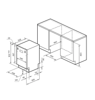 millen_mdw_453 Посудомоечная машина встраиваемая Millen MDW 453