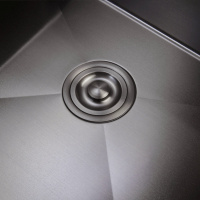 milacio_denia_75_steel_komplekt_mc_77429_stal_voronyenaya Мойка для кухни Milacio Denia 75 Steel (комплект) (MC.77429) сталь воронёная