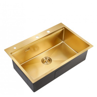 milacio_denia_75_steel_komplekt_mc_77428_zoloto Мойка для кухни Milacio Denia 75 Steel (комплект) (MC.77428) золото