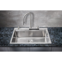 milacio_denia_75_steel_komplekt_mc_77420_stal_nerzhaveyushchaya Мойка для кухни Milacio Denia 75 Steel (комплект) (MC.77420) сталь нержавеющая