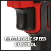 Дрель-шуруповёрт аккумуляторная Einhell PXC TE-CD 18/40 Li BL, 2х2,0Ач, кейс