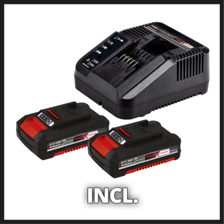 Дрель-шуруповёрт аккумуляторная Einhell PXC TE-CD 18/40 Li BL, 2х2,0Ач, кейс