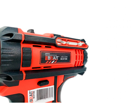 Дрель аккумуляторная Brait BCD18B (1х2Ач)
