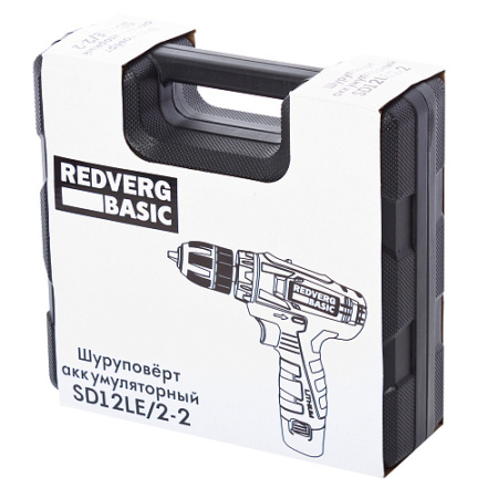 Дрель аккумуляторная RedVerg Basic SD12LE/2-2, кейс