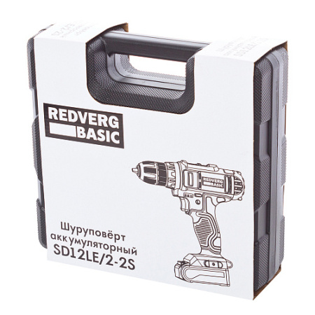 Дрель аккумуляторная RedVerg Basic SD12LE/2-2S