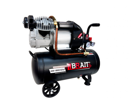 Компрессор воздушный прямой Brait КМ-1800/42Х2