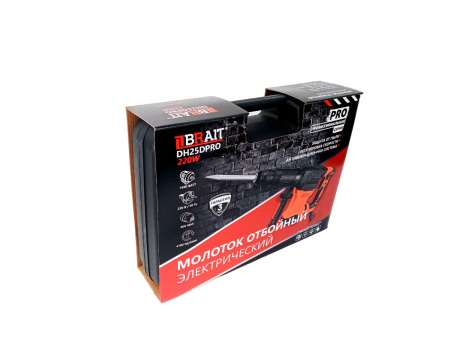 Молоток отбойный Brait DH25DPRO, кейс