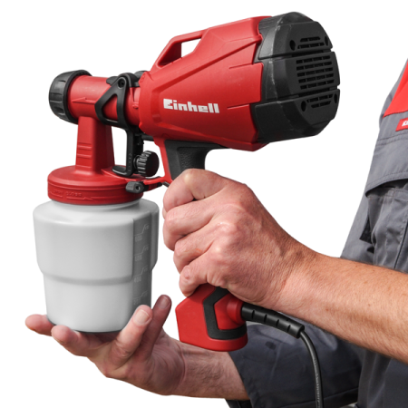 Краскопульт Einhell TC-SY 400 P (400Вт,0,5л/мин,бак 0.8л,сопло 2.5мм)