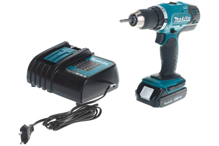 Дрель аккумуляторная Makita DDF453SYX5 (БЗП.13мм, 2скор, 42нм, 1акк.Li-ion. 1.5Ач)
