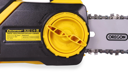 Пила цепная аккумуляторная Champion CSB1811 10"(2Аh.ЗУ, шина 25см-А041, цепь 3/8х1,3х40зв.)
